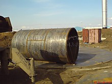 Намотанный металл на катушку для размотки на месте работы для резервуара (ёмкости) 400 м3